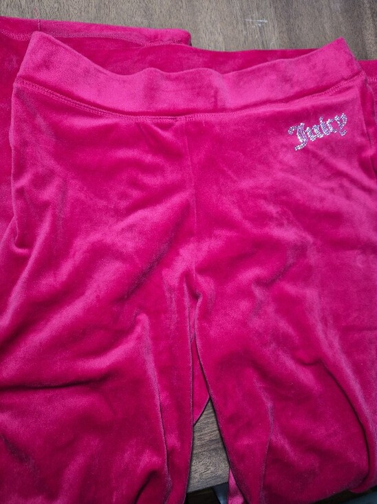 Juicy Couture Pants - Juicy Couture Red Velour Sweatpants